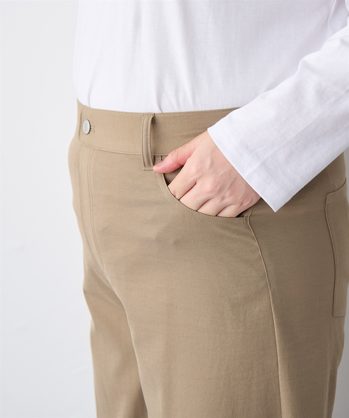 Life Style by cross marche 【anyfee/プラスサイズ】撥水サラチノカーブパンツ/バレルパンツ_sub_19