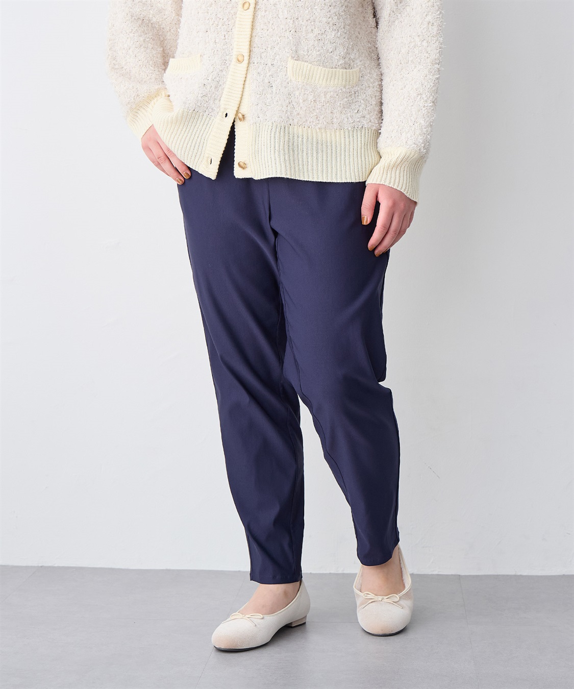 anyfee 【anyfee/プラスサイズ】GOODテーパードパンツ_sub_6