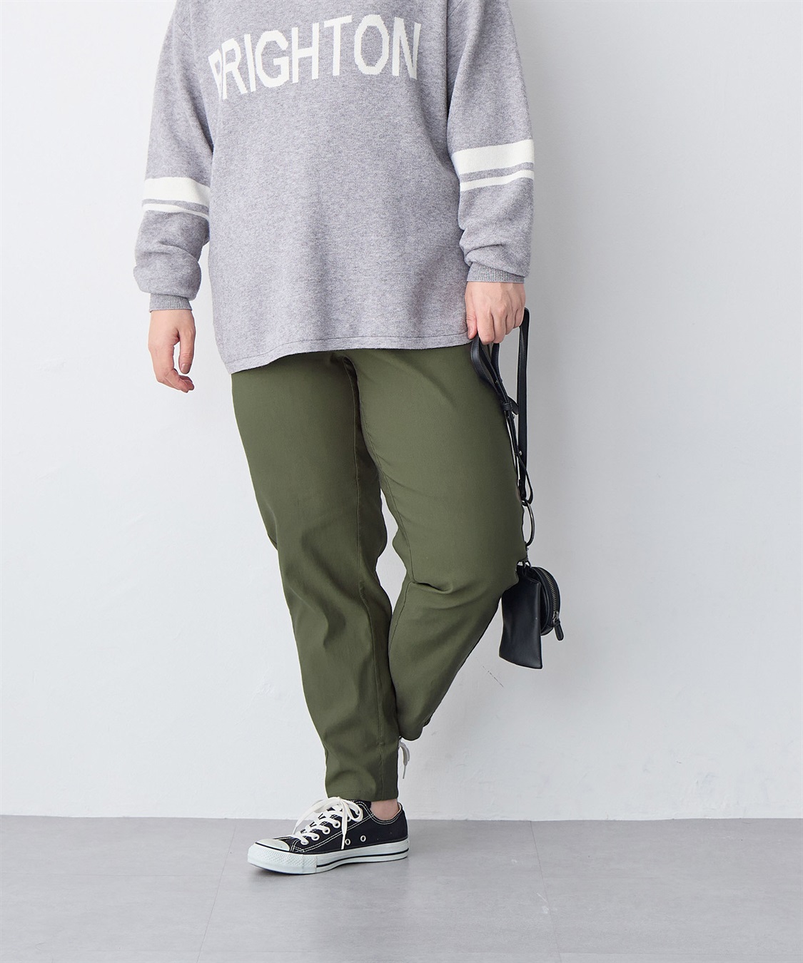 anyfee 【anyfee/プラスサイズ】GOODテーパードパンツ_sub_10