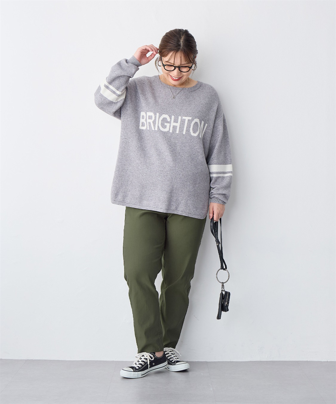 anyfee 【anyfee/プラスサイズ】GOODテーパードパンツ_sub_11