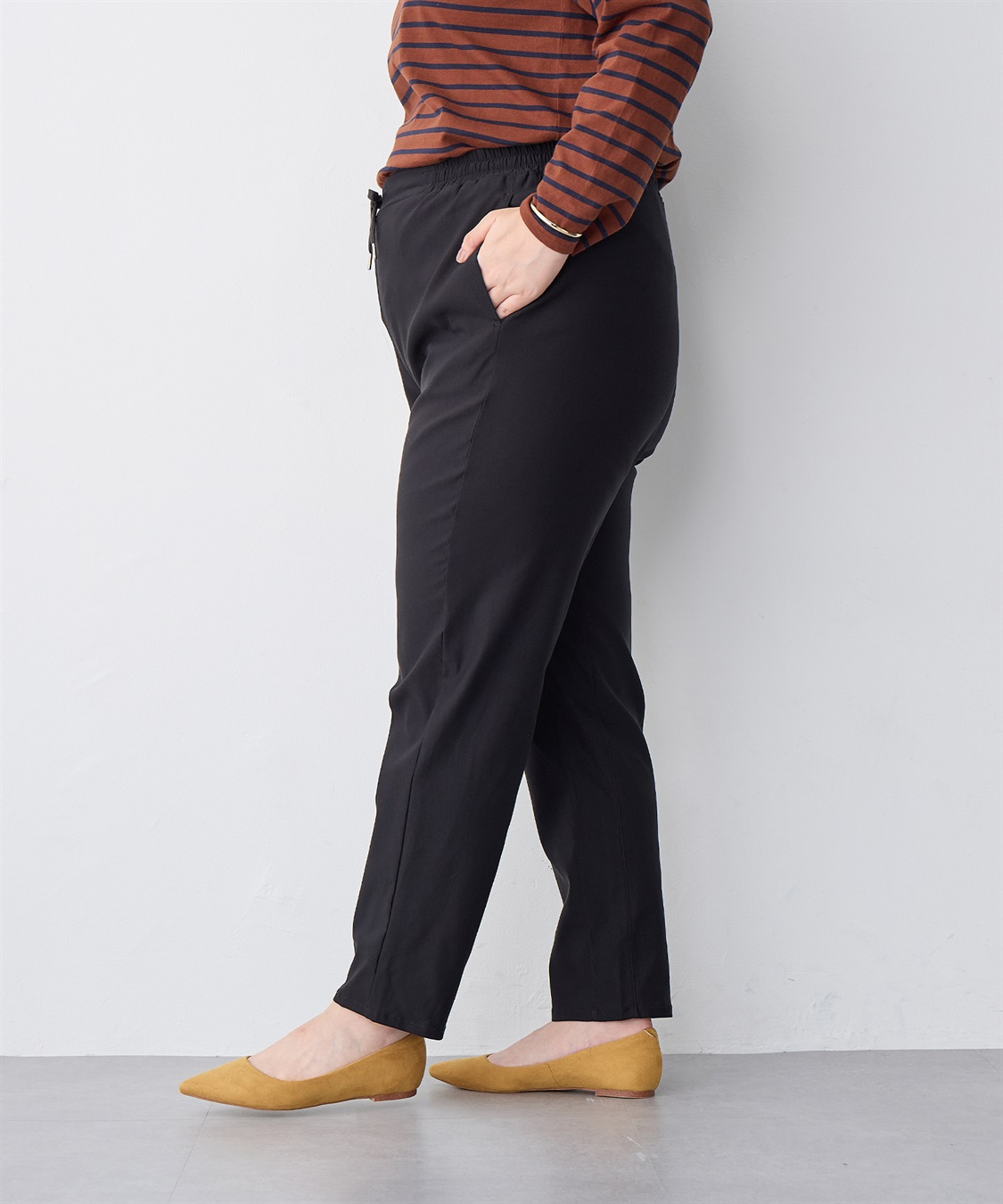 anyfee 【anyfee/プラスサイズ】GOODテーパードパンツ_sub_21