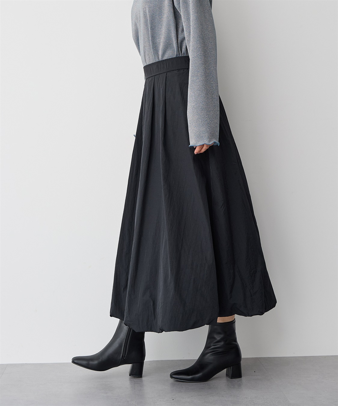 anyfee 【anyfee/プラスサイズ】撥水バルーンスカート_sub_11