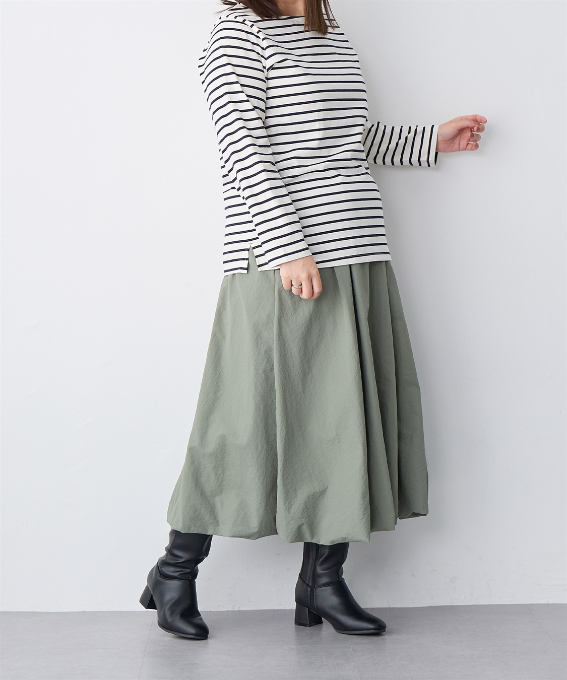 anyfee 【anyfee/プラスサイズ】撥水バルーンスカート_sub_21