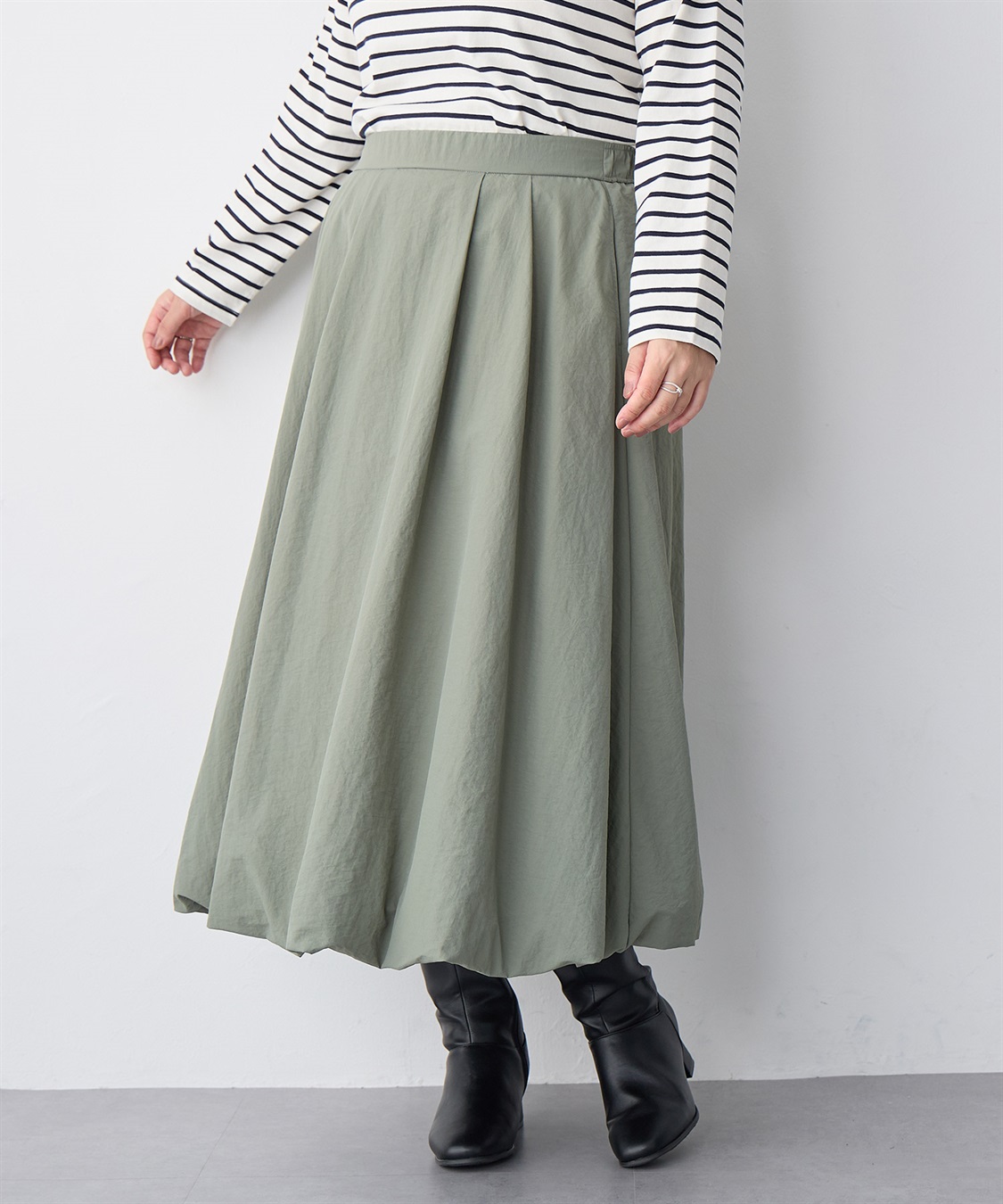 anyfee 【anyfee/プラスサイズ】撥水バルーンスカート_sub_23