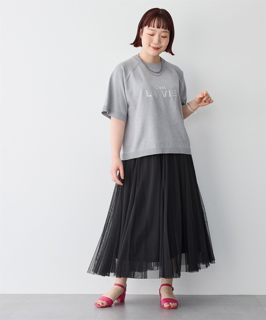 anyfee 【anyfee/大きいサイズ】チュールスカート《低身長サイズ有》◆新色追加◆_sub_17