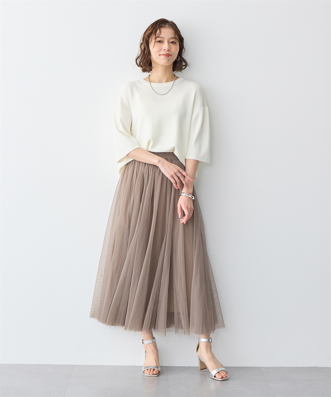 anyfee 【anyfee/大きいサイズ】チュールスカート《低身長サイズ有》◆新色追加◆_sub_18