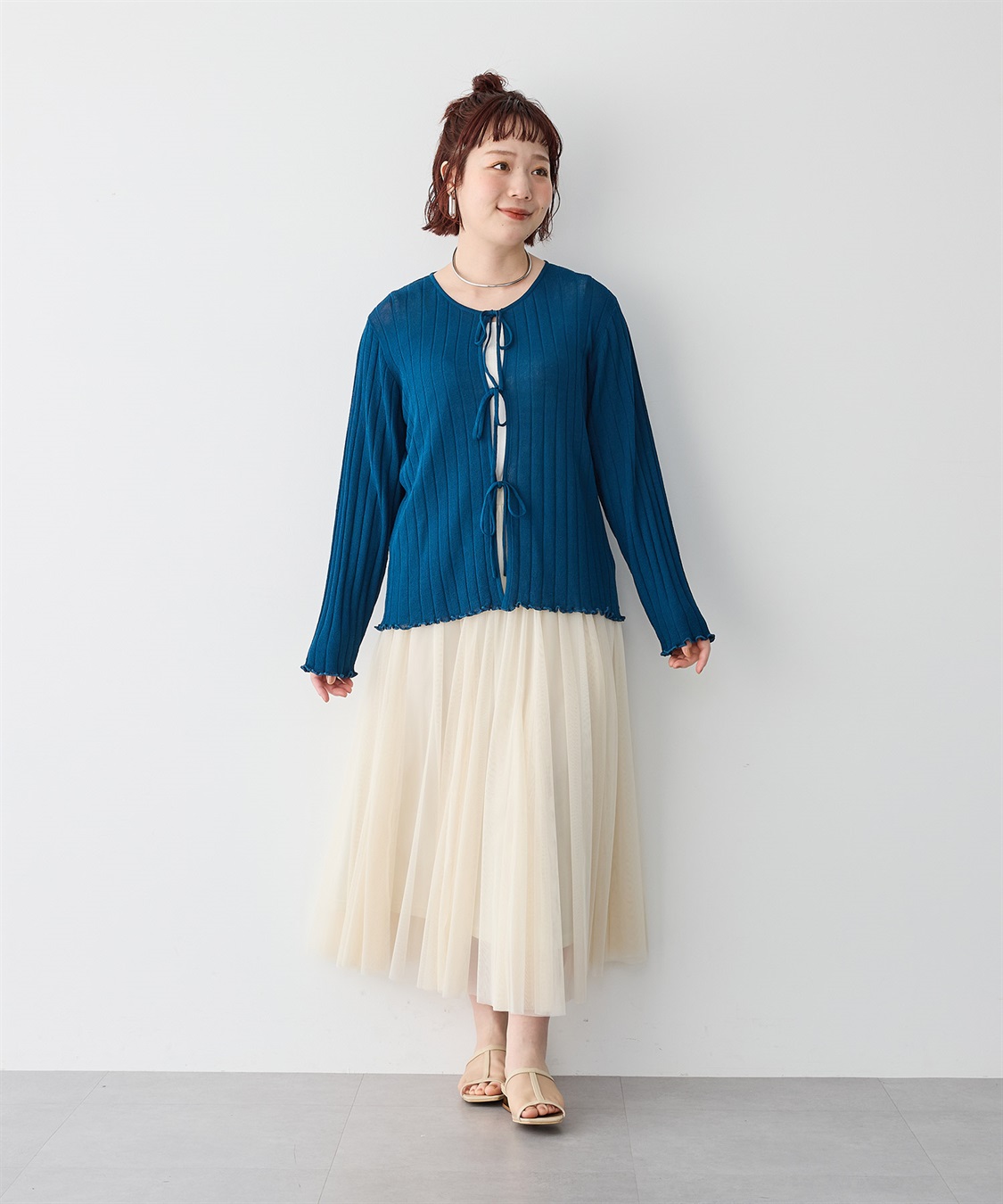 anyfee 【anyfee/大きいサイズ】チュールスカート《低身長サイズ有》◆新色追加◆_sub_22