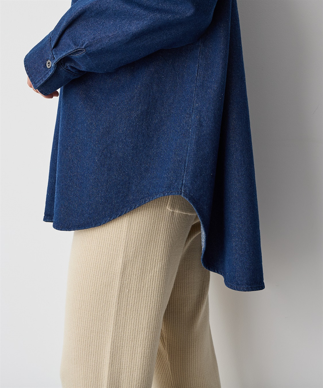 anyfee 【anyfee/プラスサイズ】BIGポケットデニムシャツ_sub_21