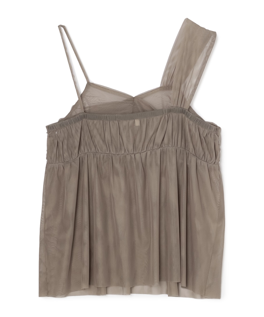 Life Style by cross marche 【anyfee/プラスサイズ】チュールアシンメトリーデザインキャミソール_sub_27