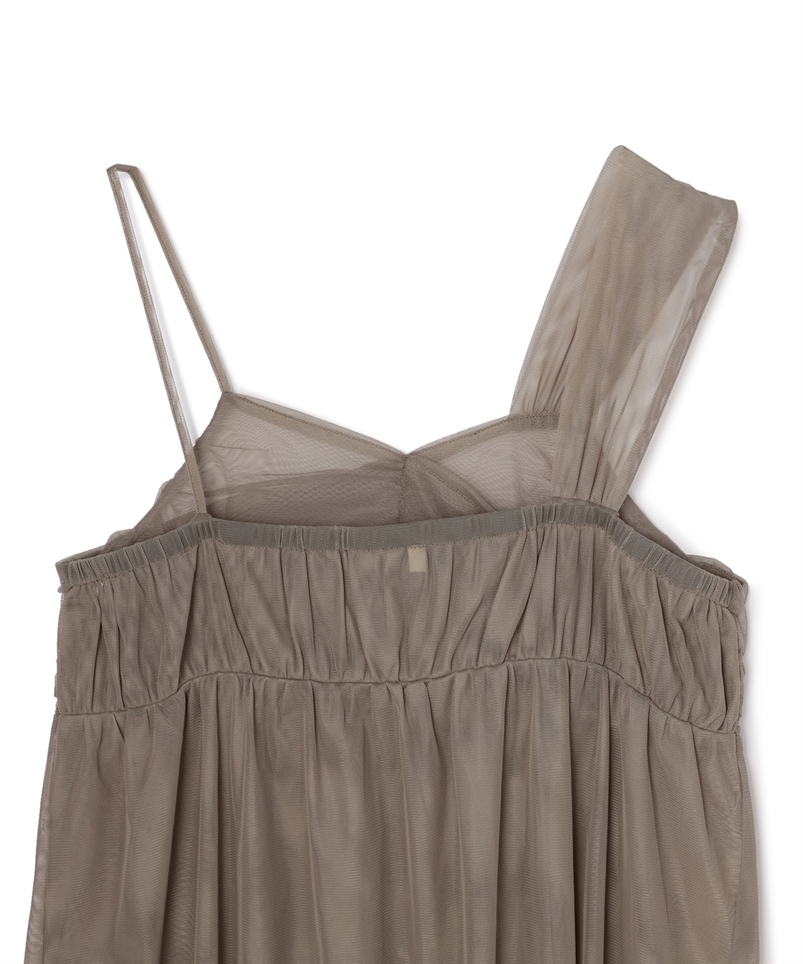 Life Style by cross marche 【anyfee/プラスサイズ】チュールアシンメトリーデザインキャミソール_sub_28