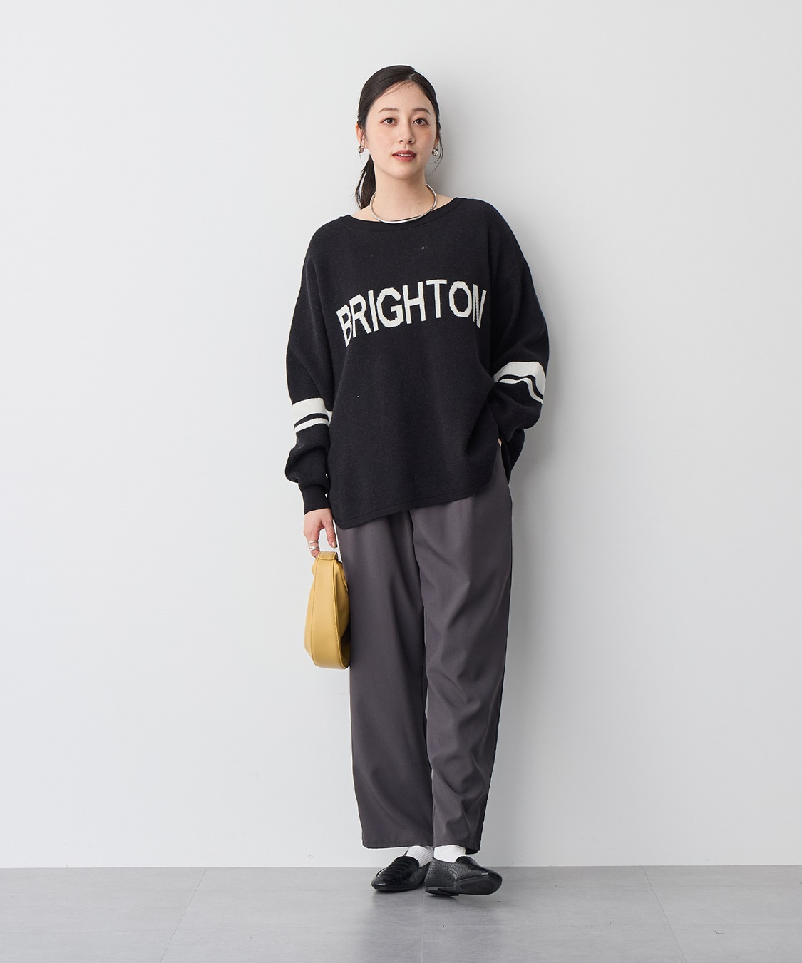 Life Style by cross marche 【anyfee/プラスサイズ】ジャガードロゴニットプルオーバー_sub_14