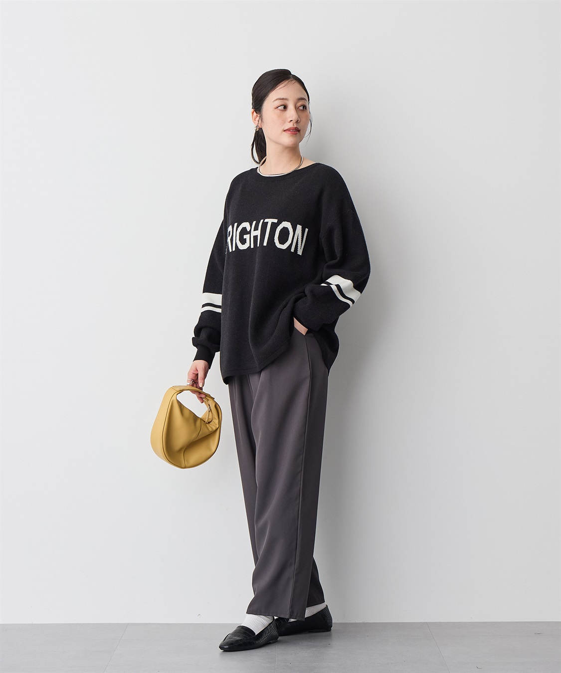 Life Style by cross marche 【anyfee/プラスサイズ】ジャガードロゴニットプルオーバー_sub_15