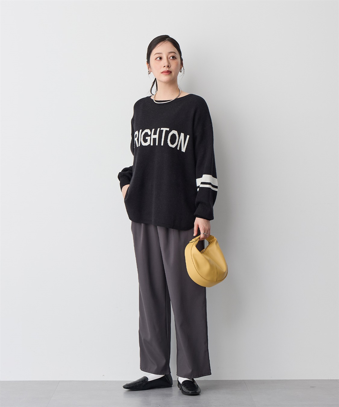 Life Style by cross marche 【anyfee/プラスサイズ】ジャガードロゴニットプルオーバー_sub_20