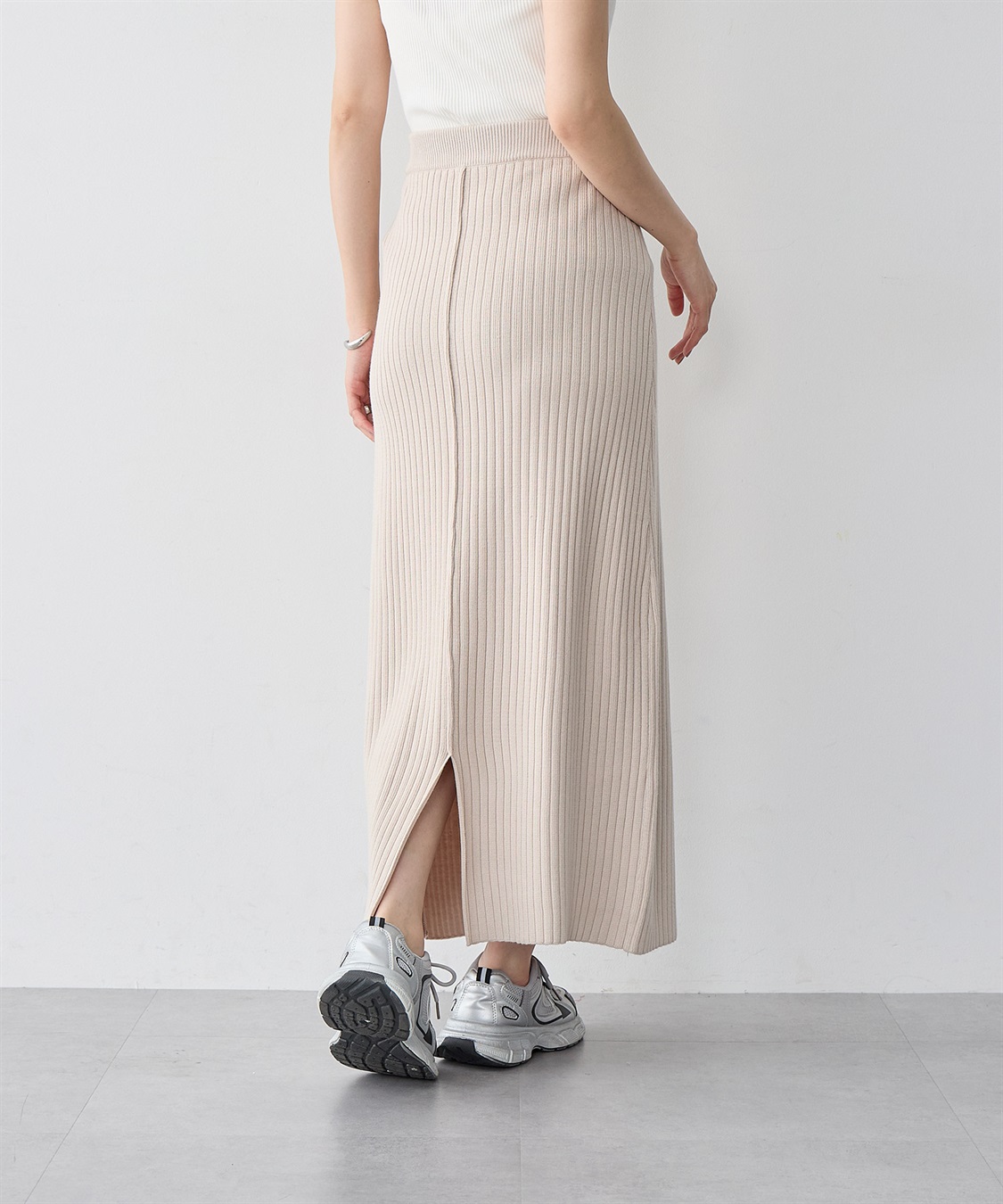 anyfee 【anyfee/プラスサイズ】ウォームタッチリブニットタイトスカート《低身長サイズ有》◆新色追加◆_sub_11