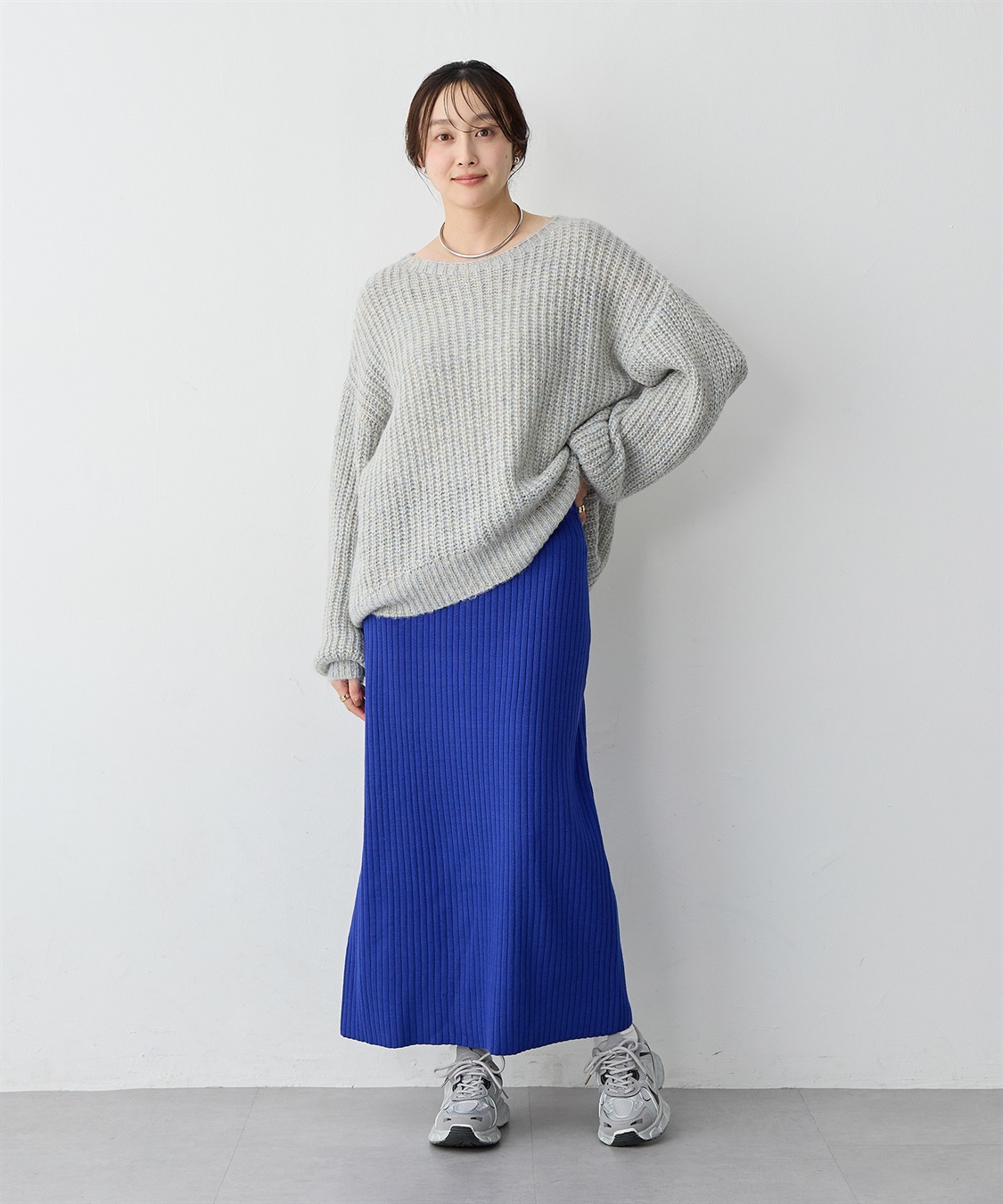 anyfee 【anyfee/プラスサイズ】ウォームタッチリブニットタイトスカート《低身長サイズ有》◆新色追加◆_sub_21