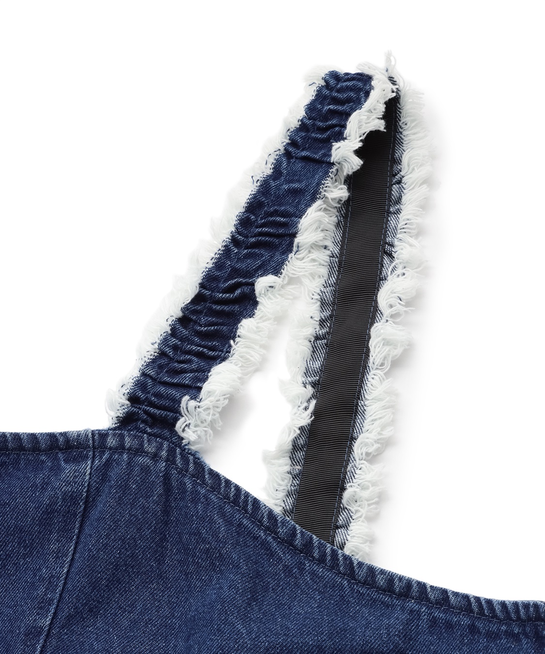 anyfee 【anyfee/プラスサイズ】フリンジデザインデニムジャンスカ_sub_26
