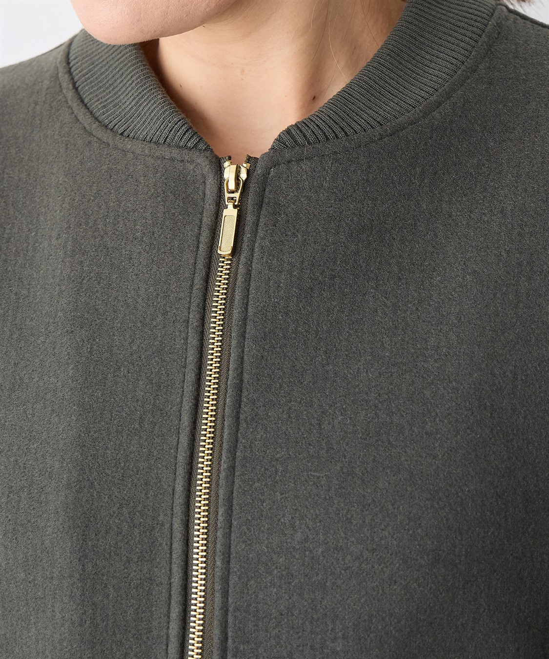 anyfee 【anyfee/プラスサイズ】オーバーサイズニットブルゾン_sub_18