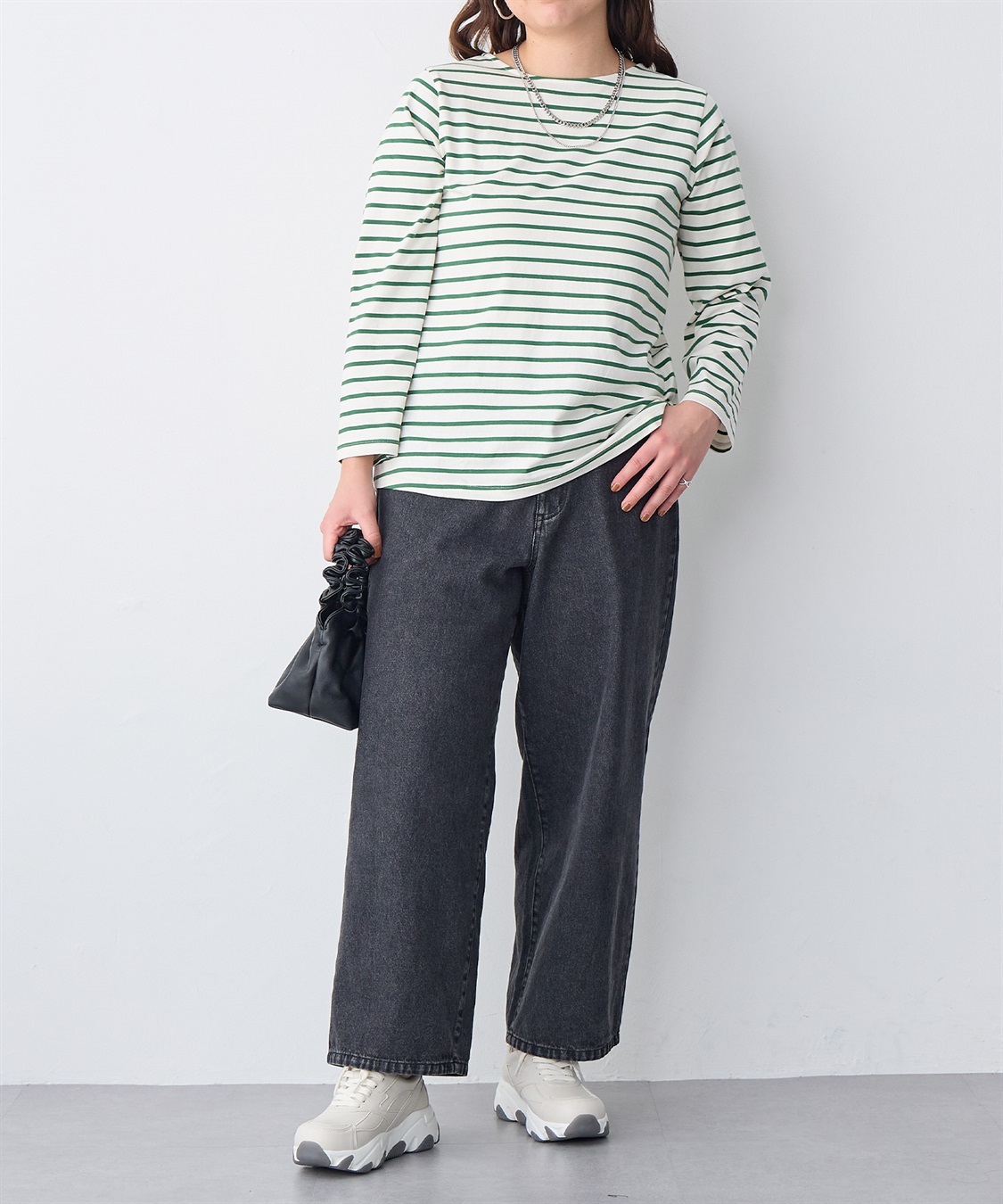 Life Style by cross marche 【anyfee/プラスサイズ】デニムワイドパンツ_sub_14