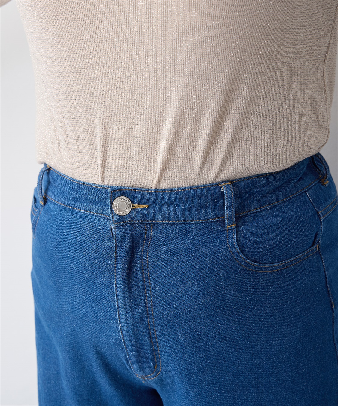 Life Style by cross marche 【anyfee/プラスサイズ】デニムワイドパンツ_sub_18