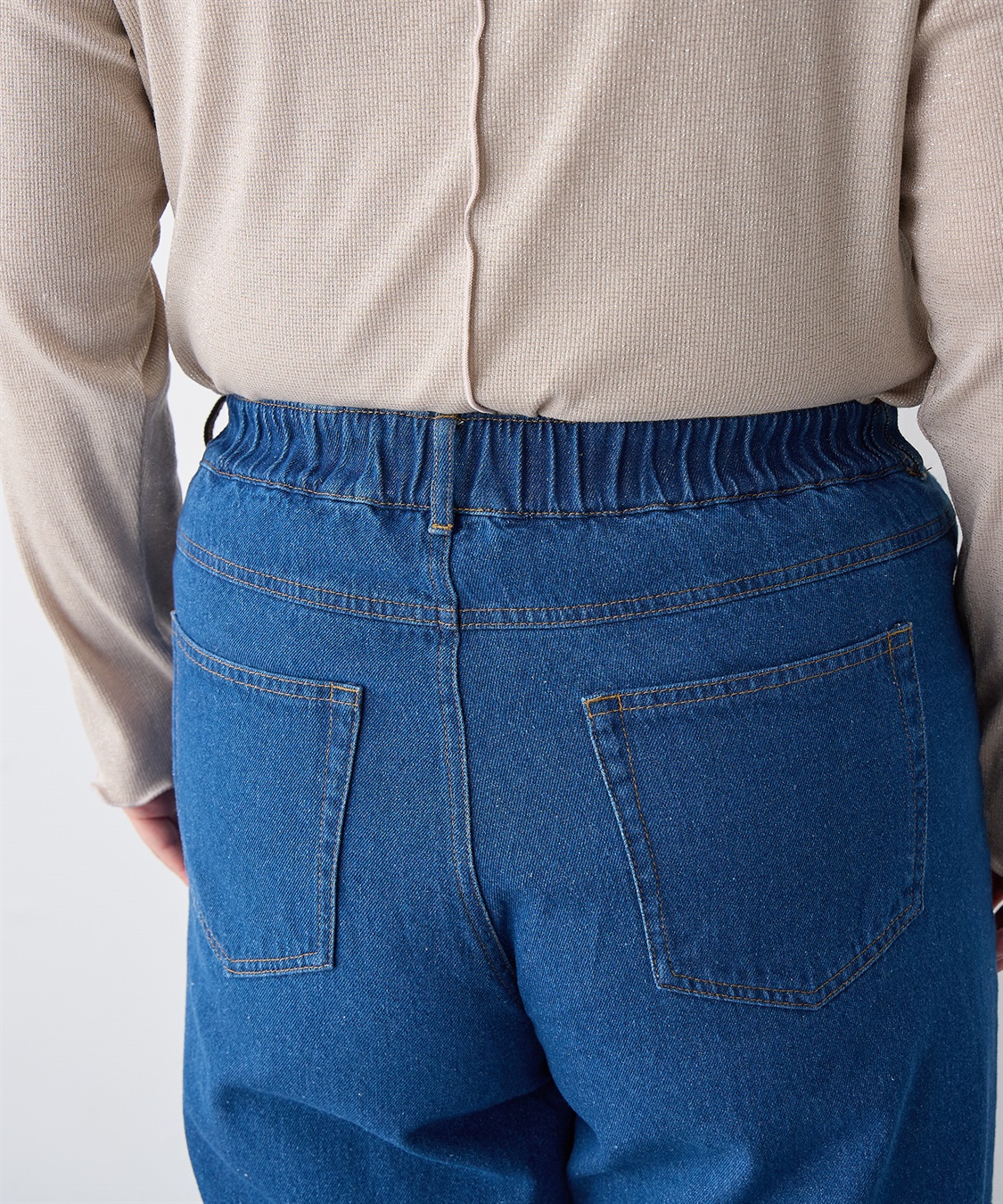 Life Style by cross marche 【anyfee/プラスサイズ】デニムワイドパンツ_sub_20