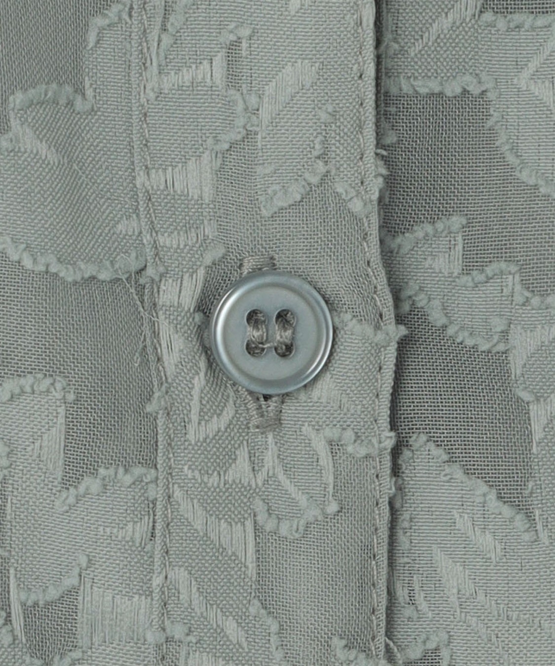 anyfee 【anyfee/プラスサイズ】フラワージャガードバンドカラーシアーブラウス_sub_28