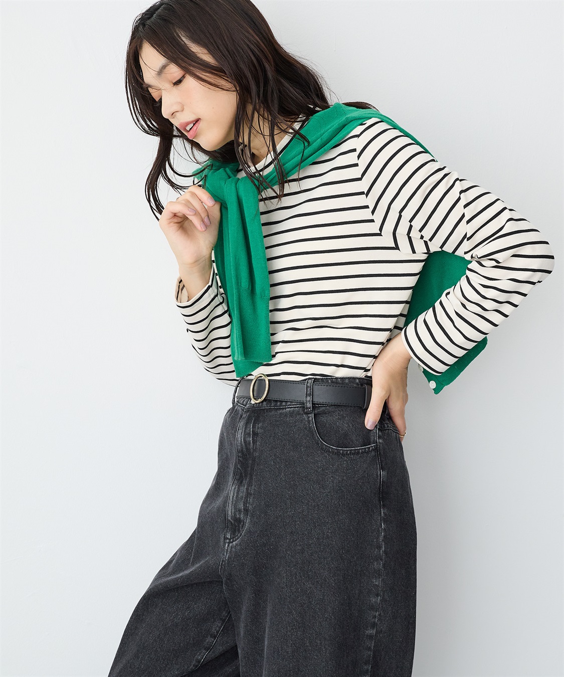 anyfee 【anyfee/プラスサイズ】無段階レザー調シンプルベルト_sub_5