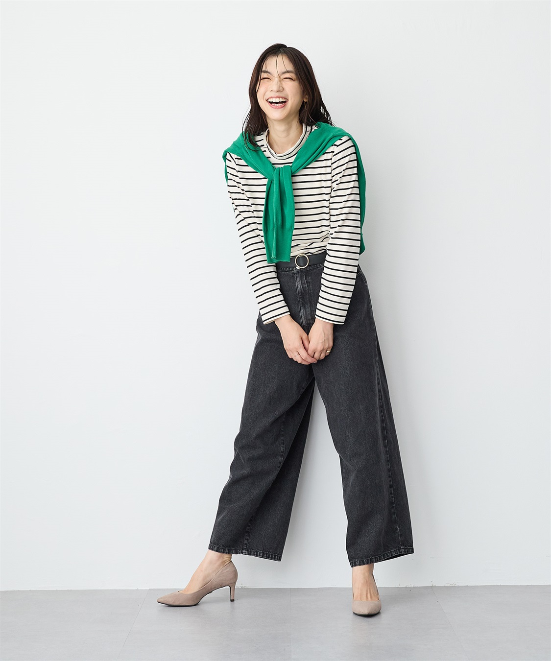 anyfee 【anyfee/プラスサイズ】無段階レザー調シンプルベルト_sub_9