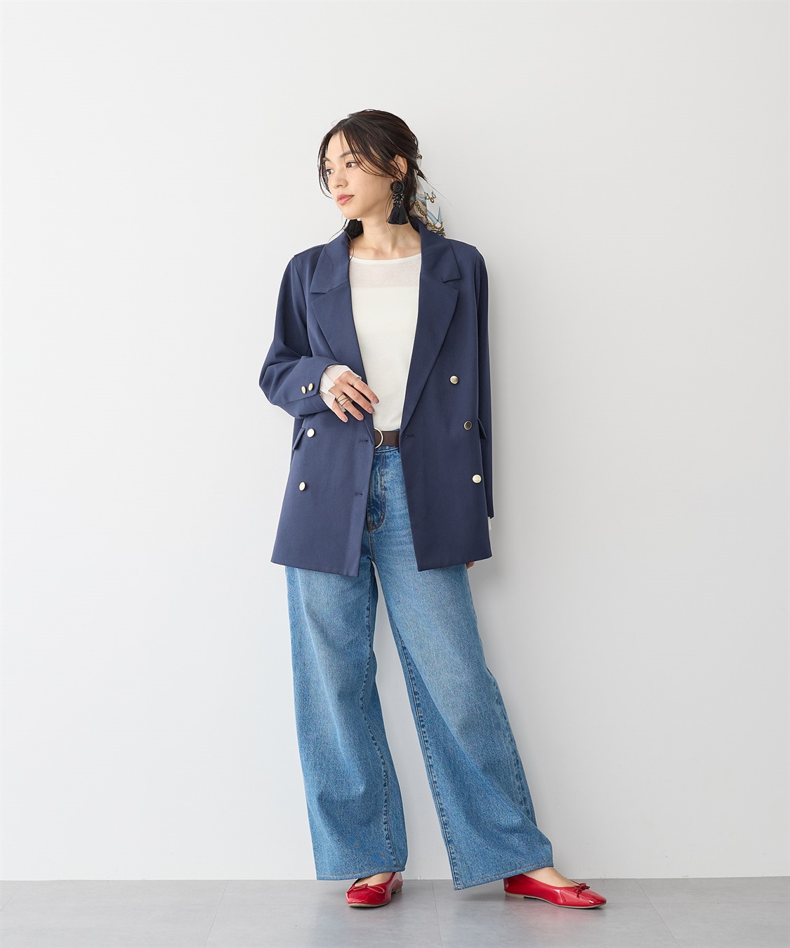 anyfee 【anyfee/プラスサイズ】無段階レザー調シンプルベルト_sub_16