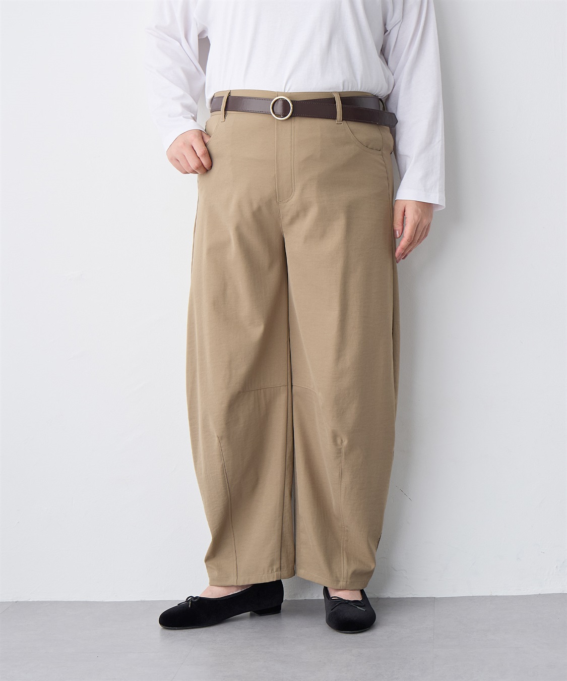 anyfee 【anyfee/プラスサイズ】無段階レザー調シンプルベルト_sub_22