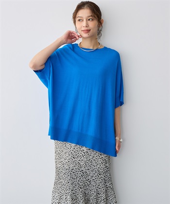 Life Style by cross marche 【anyfee/プラスサイズ】ドライタッチドルマンニット《接触冷感/マシンウォッシャブル》_subthumb_1