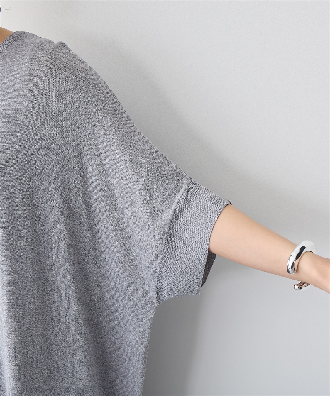 anyfee 【anyfee/大きいサイズ】ドライタッチドルマンニット◆新色追加◆《接触冷感/マシンウォッシャブル》_sub_11