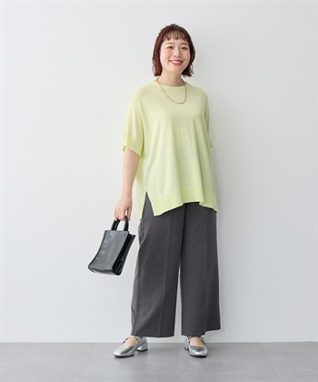 Life Style by cross marche 【anyfee/プラスサイズ】ドライタッチドルマンニット《接触冷感/マシンウォッシャブル》_subthumb_22