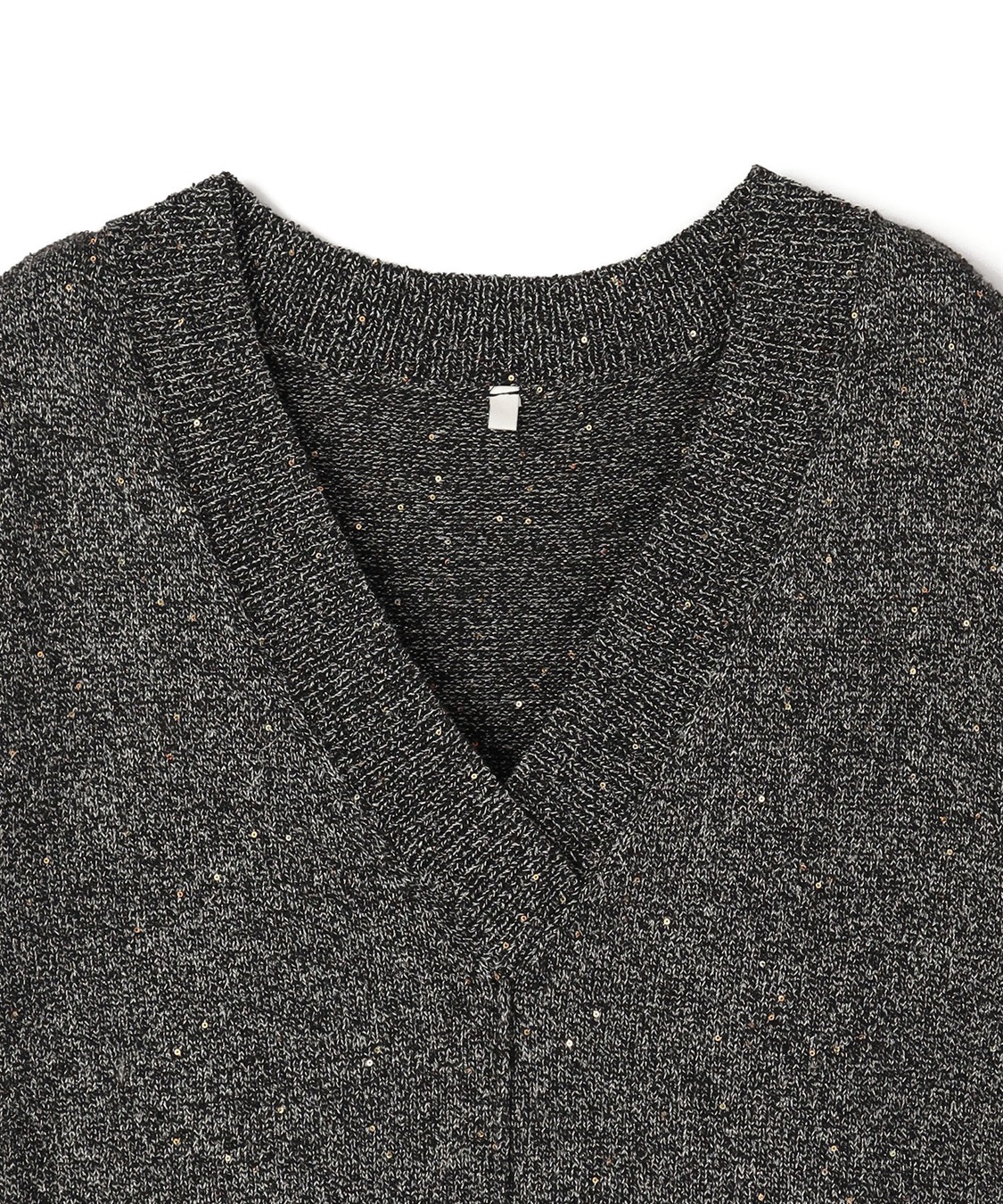 anyfee 【anyfee/プラスサイズ】スパンコールニットベスト_sub_22