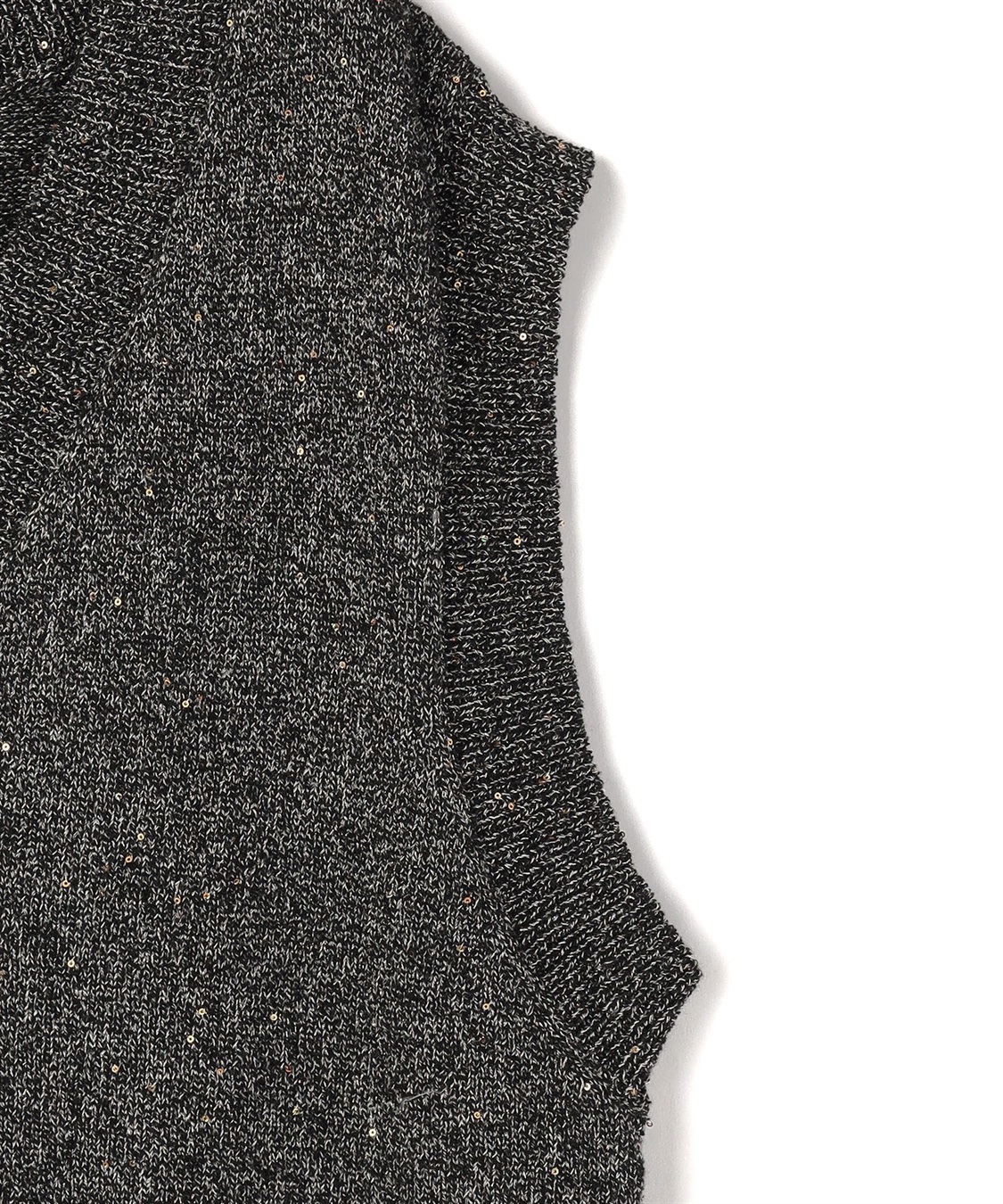 anyfee 【anyfee/プラスサイズ】スパンコールニットベスト_sub_23