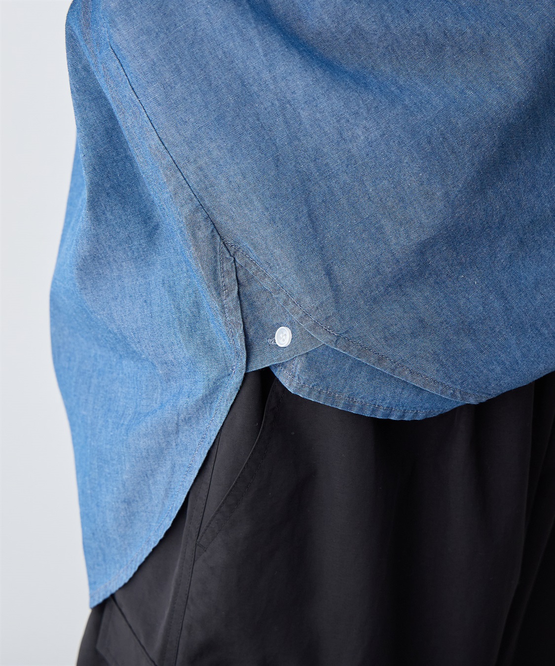 Life Style by cross marche 【anyfee/プラスサイズ】ダンガリーカシュクールシャツ_sub_12