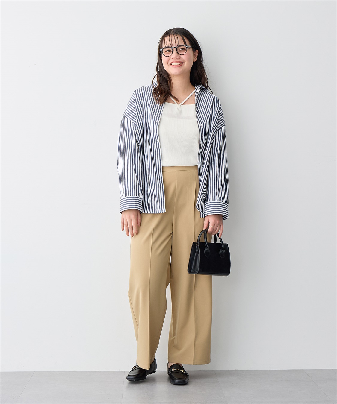 Life Style by cross marche 【anyfee/プラスサイズ】ダンガリーカシュクールシャツ_sub_18