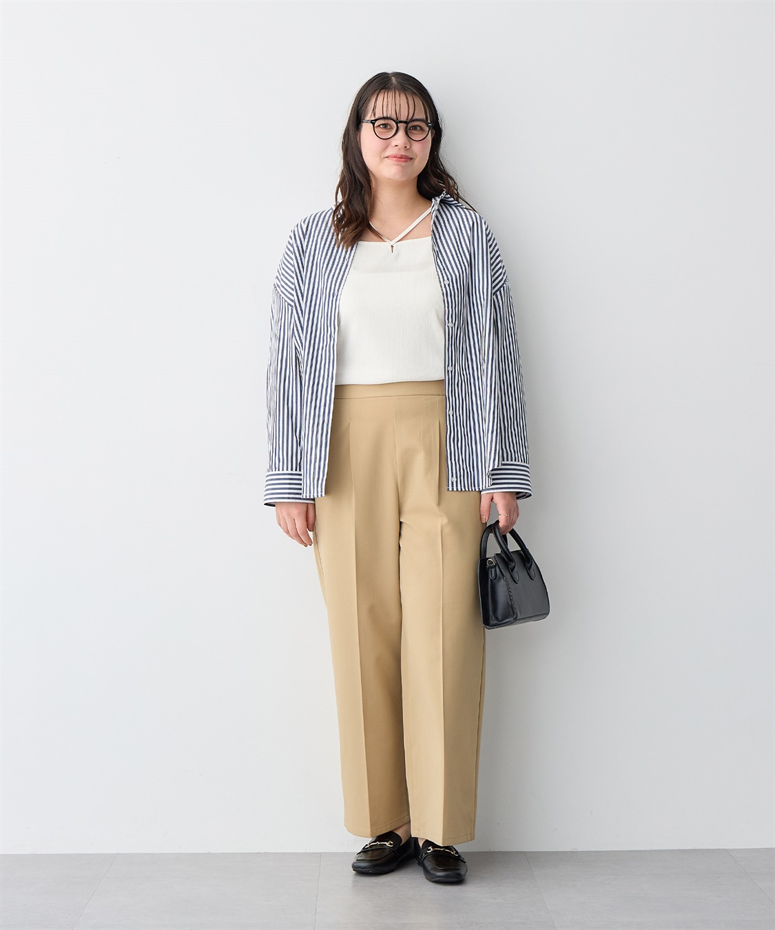 Life Style by cross marche 【anyfee/プラスサイズ】ダンガリーカシュクールシャツ_sub_19