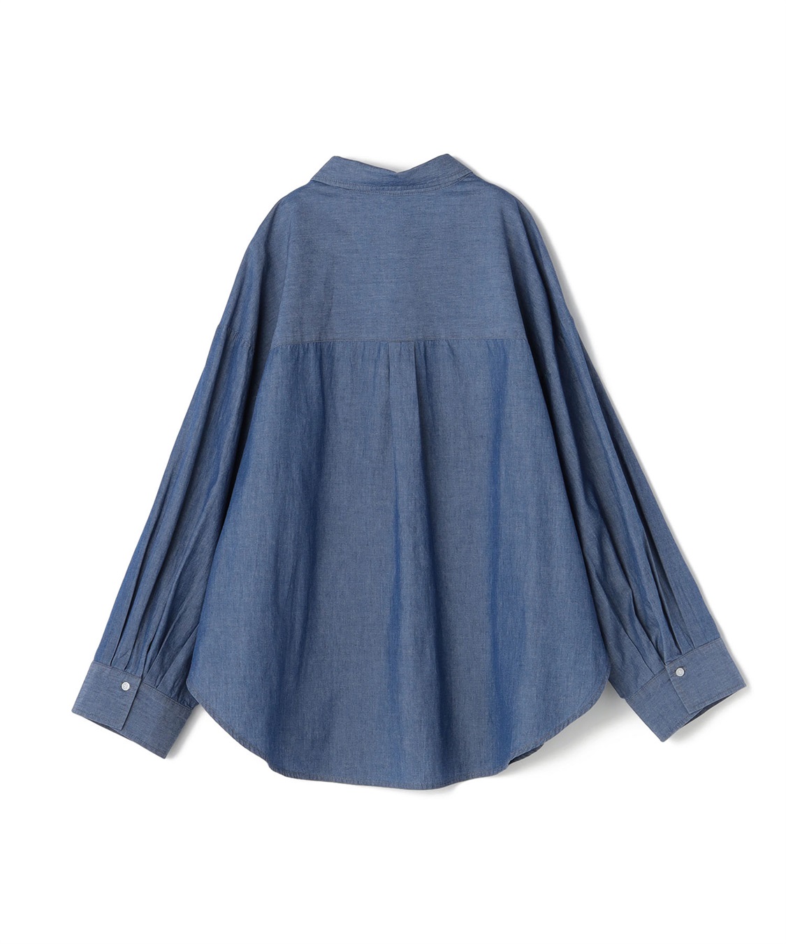 Life Style by cross marche 【anyfee/プラスサイズ】ダンガリーカシュクールシャツ_sub_23