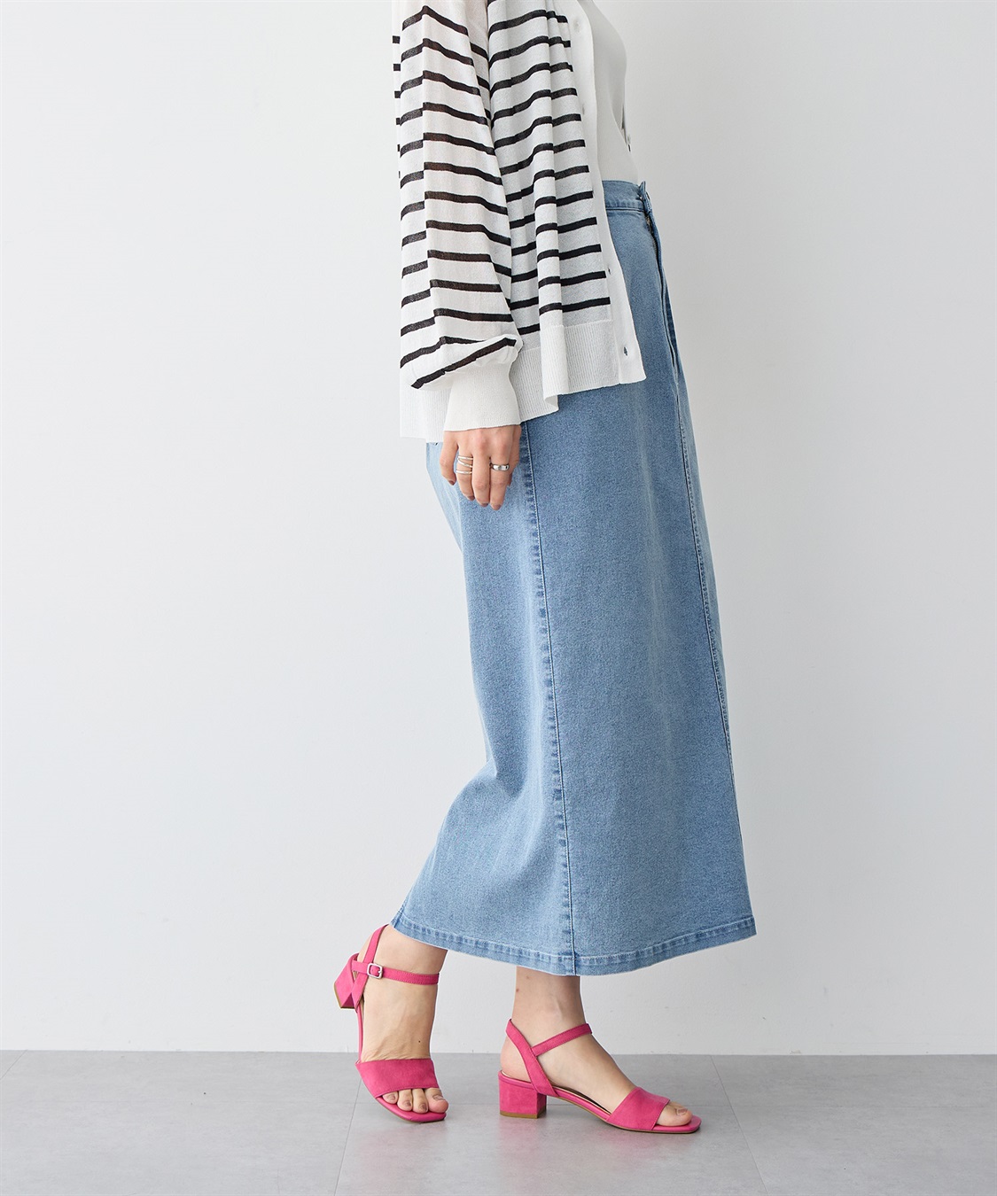 anyfee 【anyfee/プラスサイズ】デニムスカート_sub_7