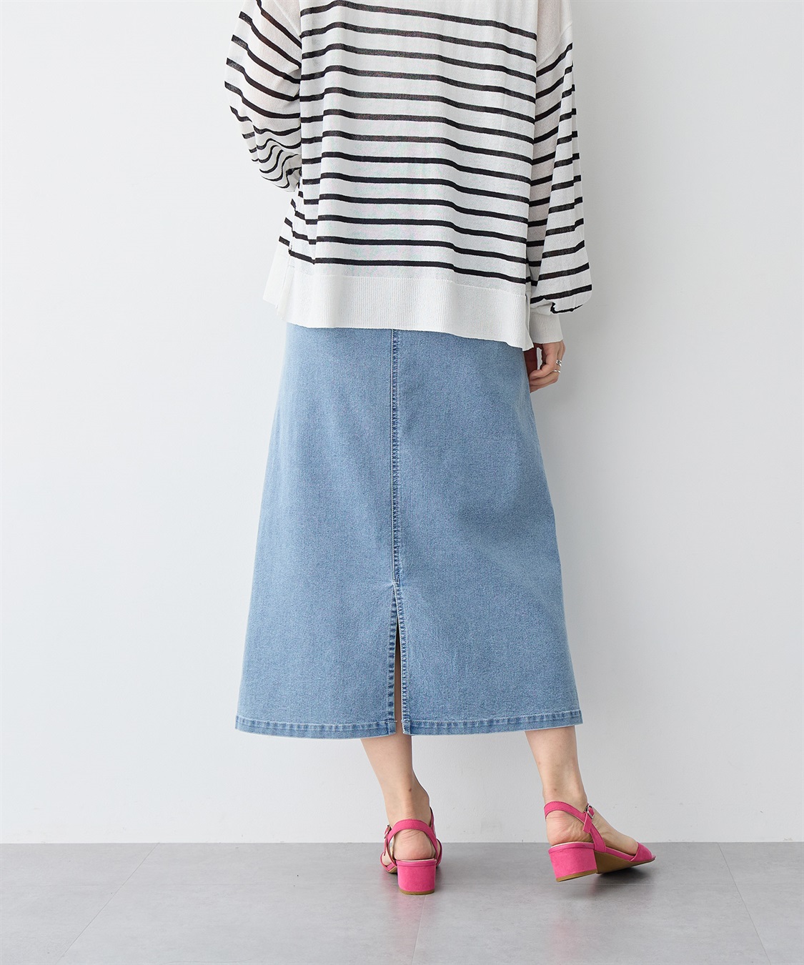 anyfee 【anyfee/プラスサイズ】デニムスカート_sub_8