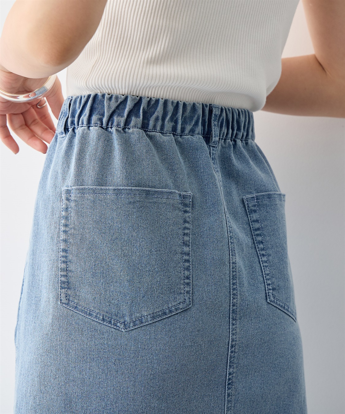 anyfee 【anyfee/プラスサイズ】デニムスカート_sub_12