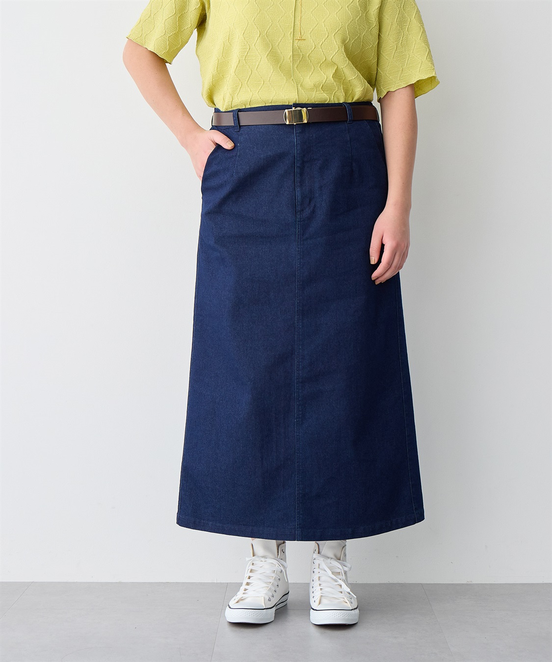 anyfee 【anyfee/プラスサイズ】デニムスカート_sub_13
