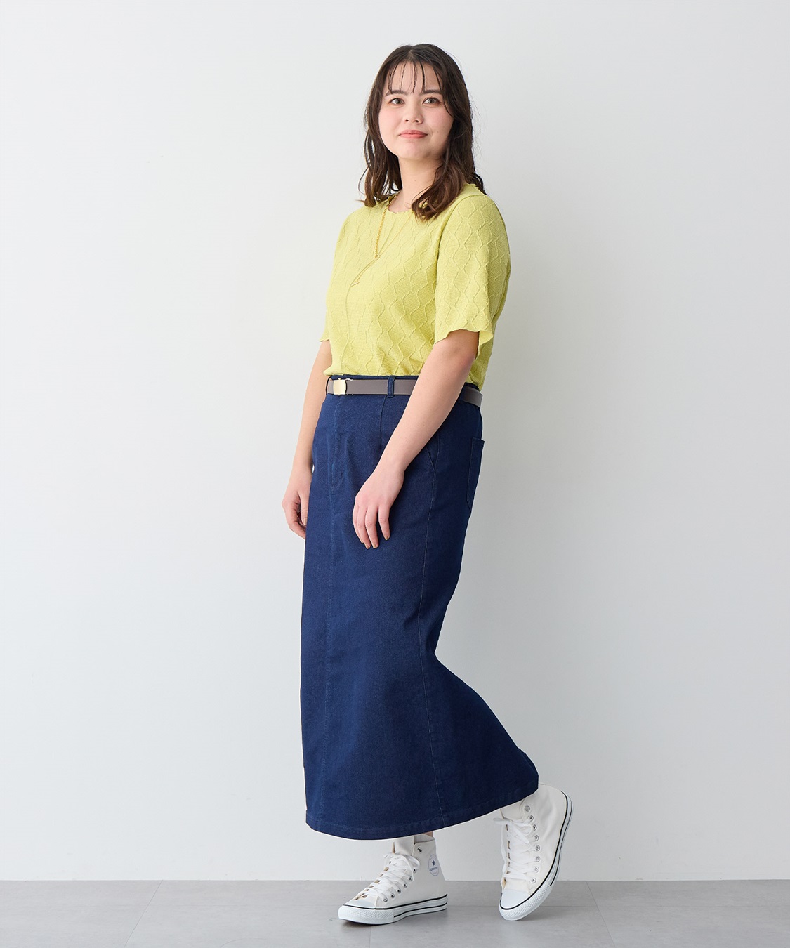 anyfee 【anyfee/プラスサイズ】デニムスカート_sub_16