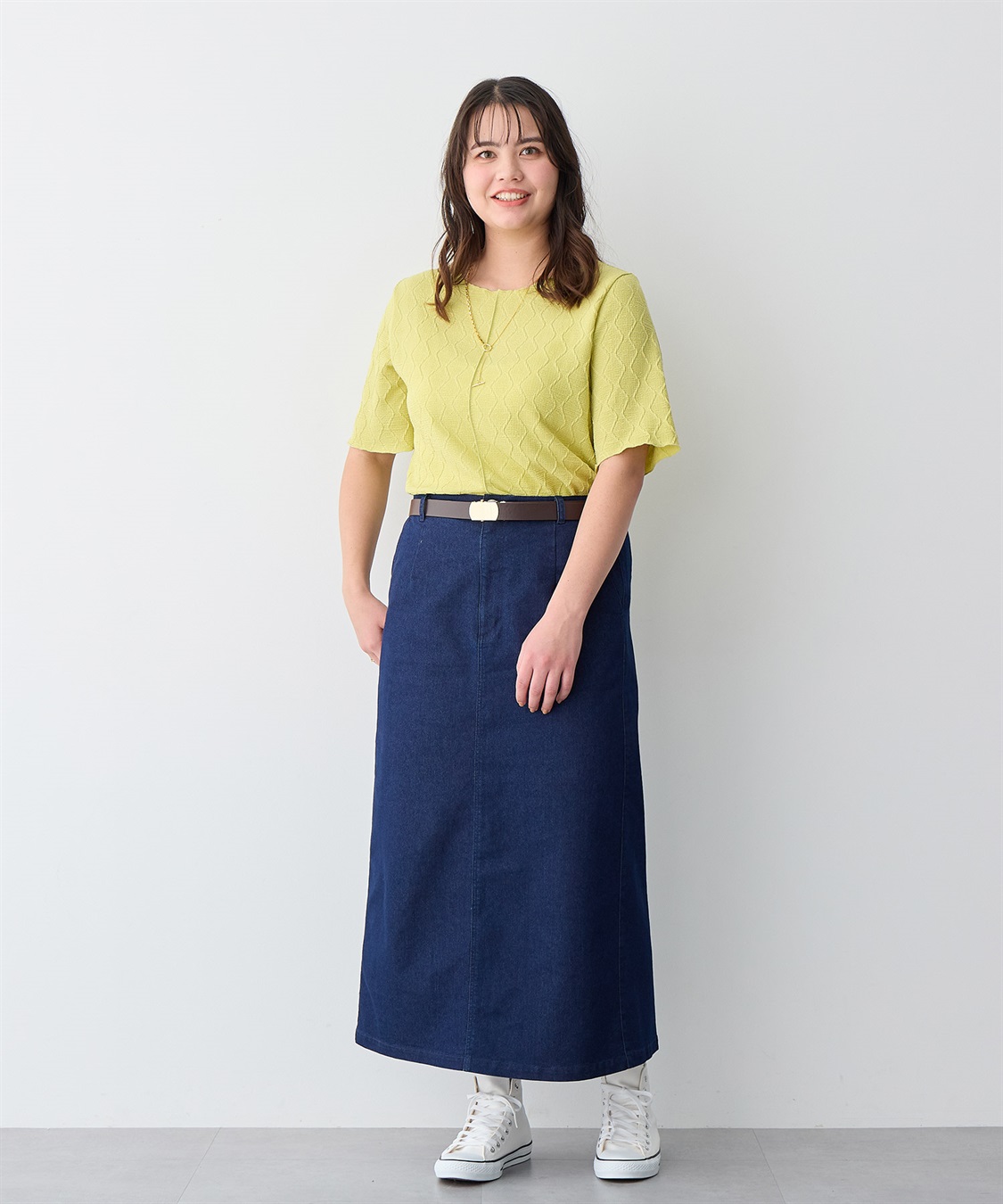 anyfee 【anyfee/プラスサイズ】デニムスカート_sub_17