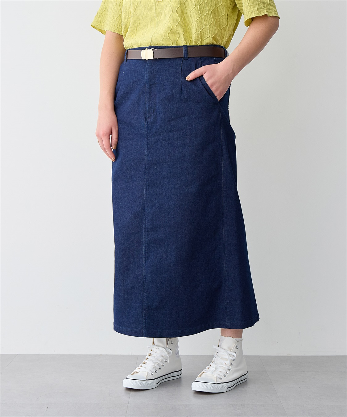 anyfee 【anyfee/プラスサイズ】デニムスカート_sub_20