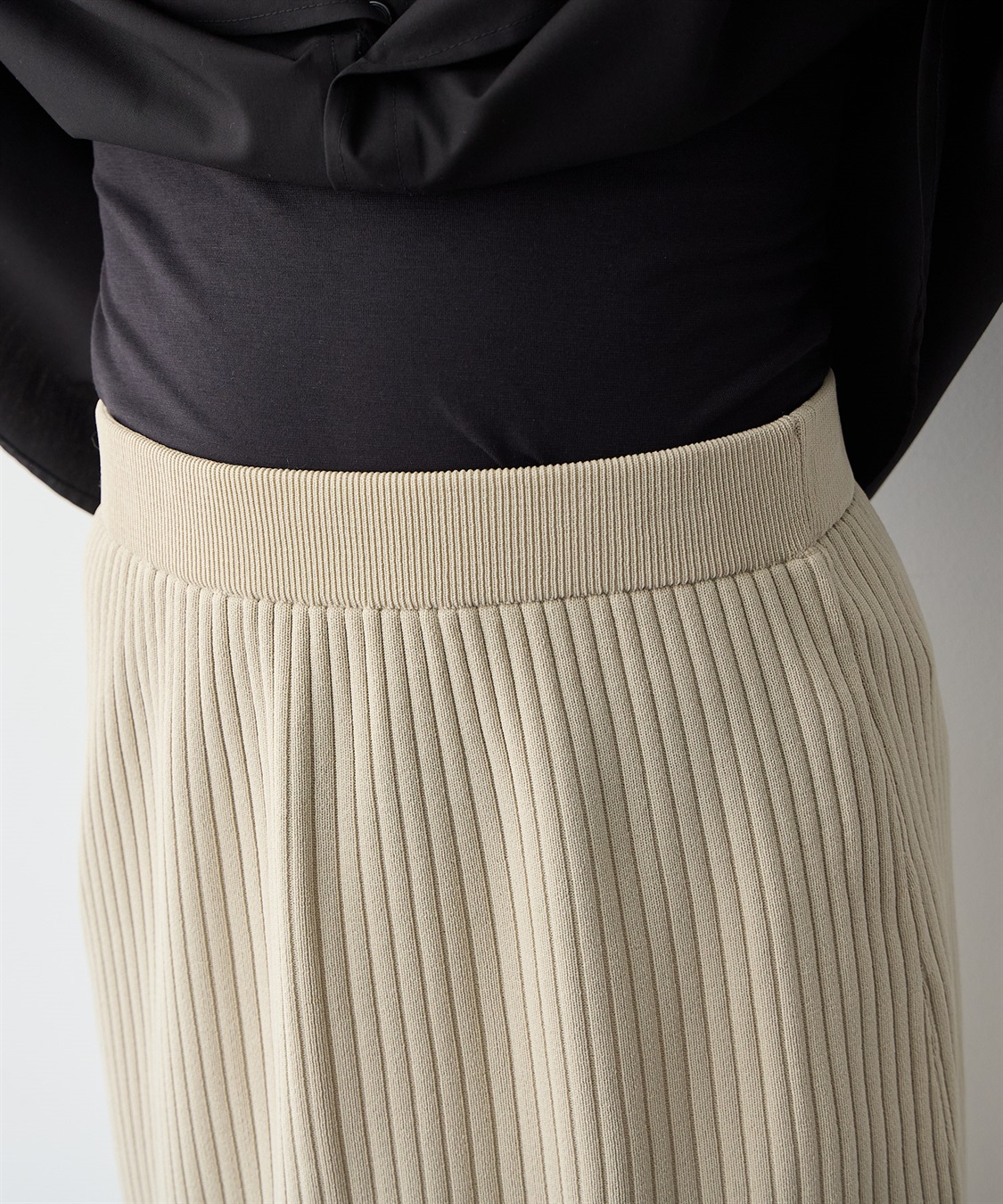 anyfee 【anyfee/プラスサイズ】ドライタッチサマーリブニットタイトスカート_sub_9