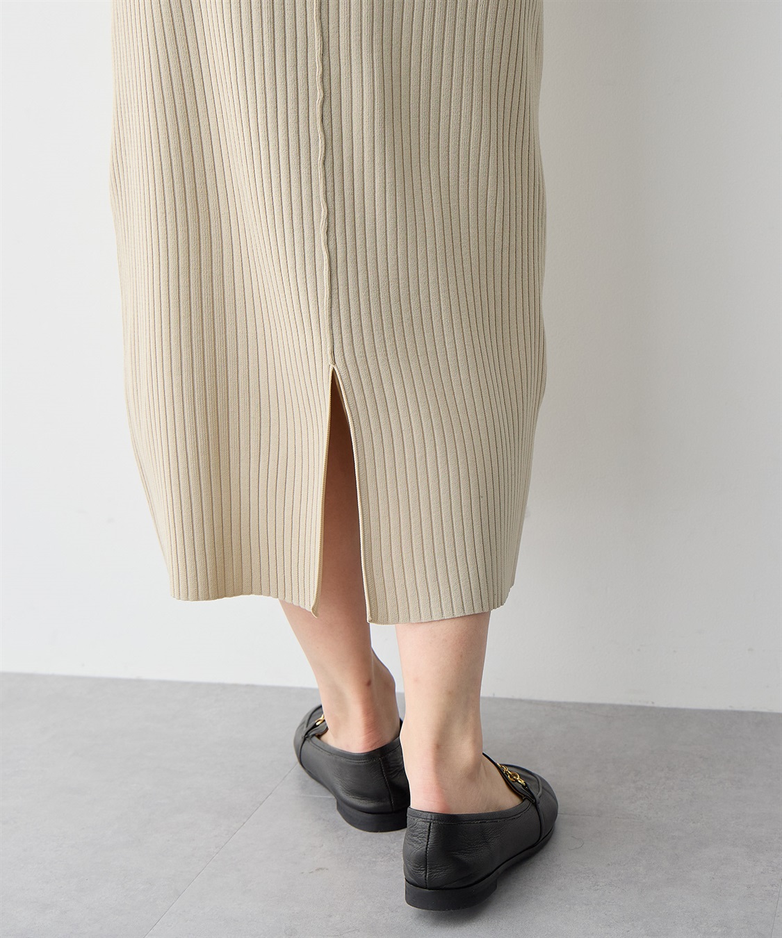 anyfee 【anyfee/プラスサイズ】ドライタッチサマーリブニットタイトスカート_sub_10