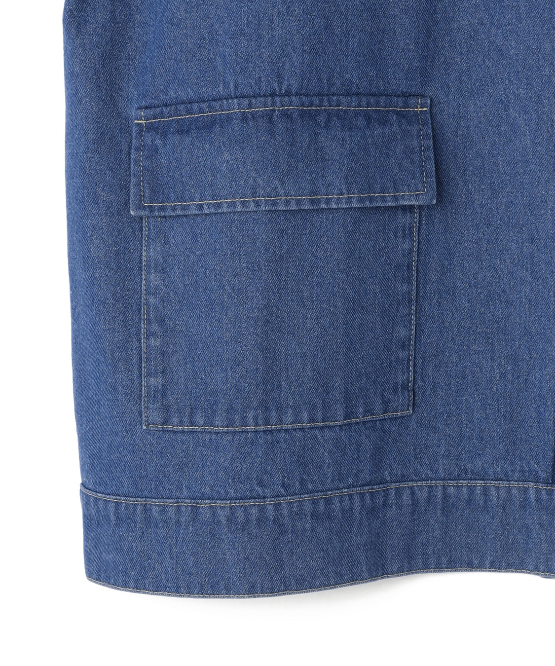 anyfee 【anyfee/プラスサイズ】ノーカラーデニムジャケット_sub_27