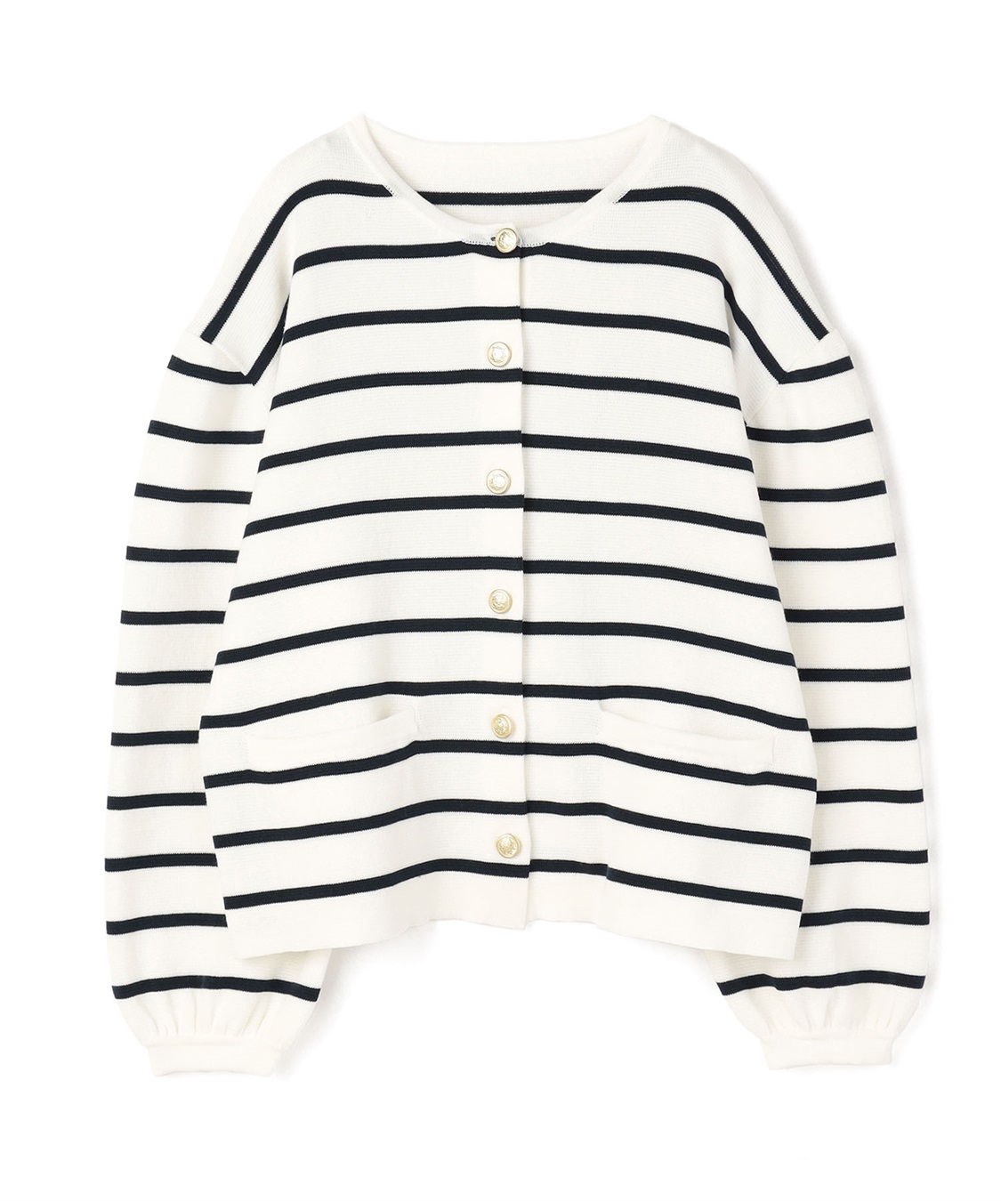 Life Style by cross marche 【anyfee/プラスサイズ】金ボタンサマーニットカーディガン_sub_24