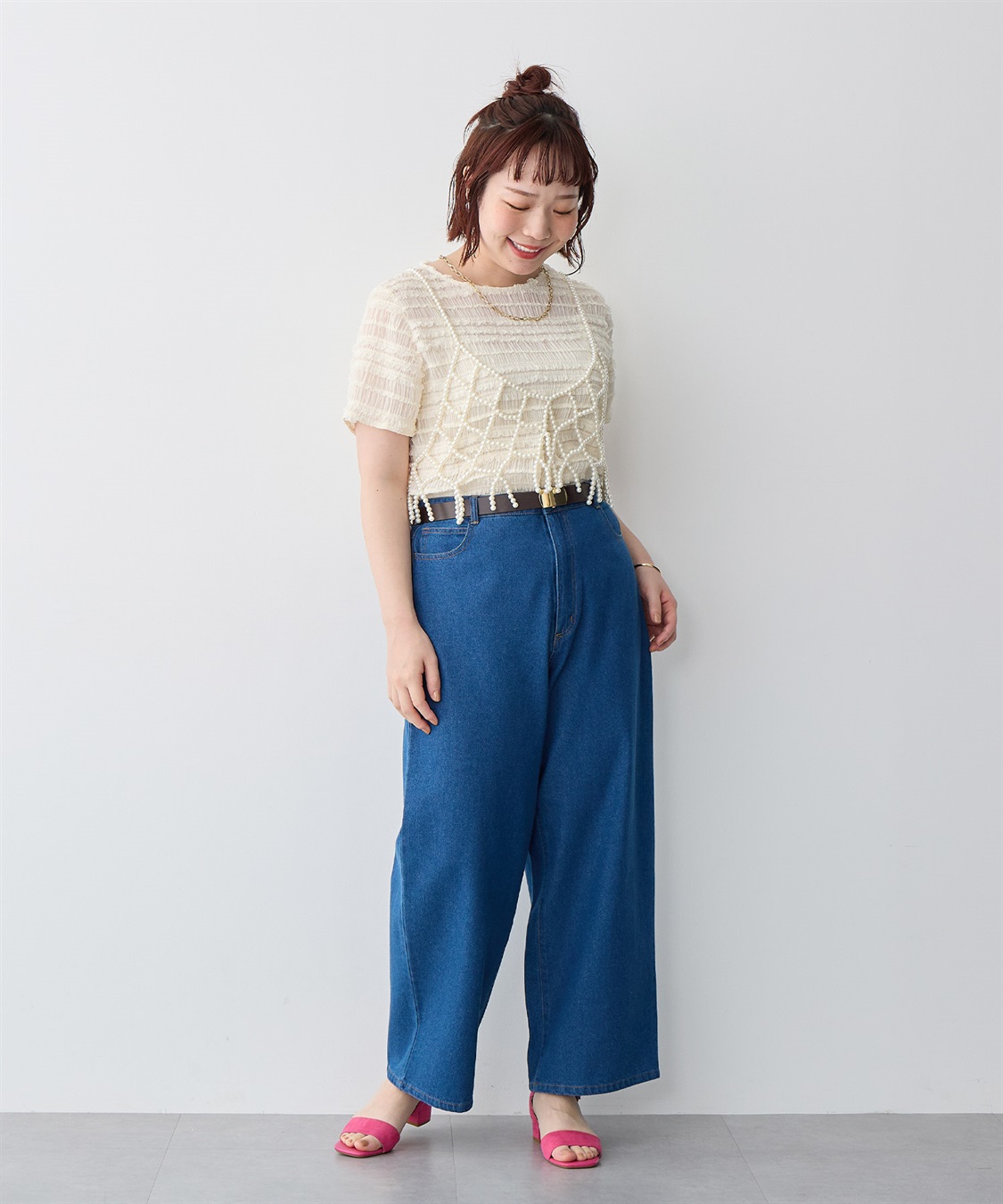 Life Style by cross marche 【anyfee/大きいサイズ】パールビスチェ《新色追加》_sub_10